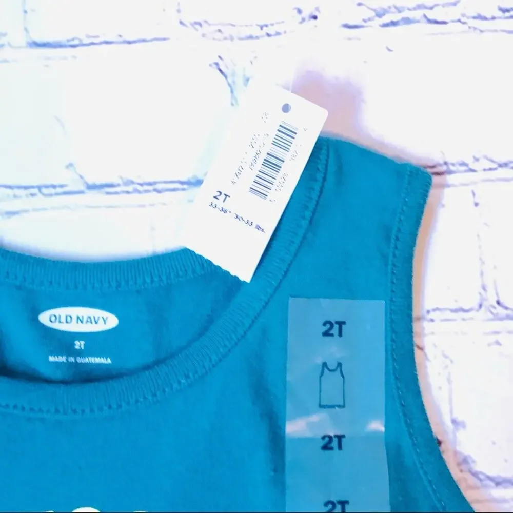 Old Navy Baby Graphic Sleeveless Tank Sz 2T